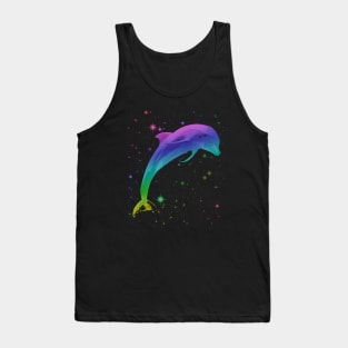 Space Dolphin Tank Top